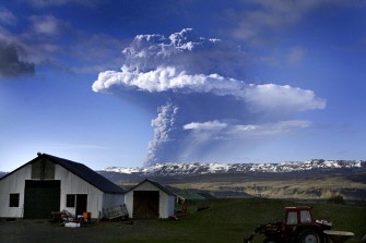 AFP - A cloud of smoke and ash is seen over the Grimsvoetn volcano on Iceland on May 21, 2011. AFP - A cloud of smoke and ash is seen over the Grimsvoetn volcano on Iceland on May 21, 2011.