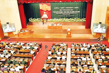 The scene of scientific seminar President Ho Chi Minh and the road to seek ways for national salvation The scene of scientific seminar President Ho Chi Minh and the road to seek ways for national salvation