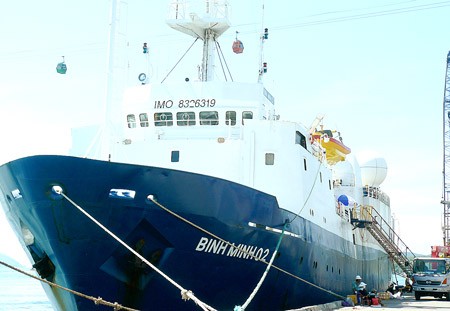 Binh Minh 02 ship.(Photo:SGGP) Binh Minh 02 ship.(Photo:SGGP)