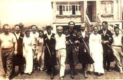 A photo showing late President Ho Chi Minh (centre) dancing with young Kazakhstanis in 1959 (Photo VNA) A photo showing late President Ho Chi Minh (centre) dancing with young Kazakhstanis in 1959 (Photo VNA)