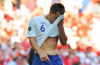 AFP - England's defender and captain John Terry reacts at the end of their UEFA Euro 2012 qualifying football match England vs Switzerland at Wembley AFP - England's defender and captain John Terry reacts at the end of their UEFA Euro 2012 qualifying football match England vs Switzerland at Wembley