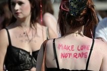 AFP/File – Thousands of skimply dressed women took to the strees of London in Britain's first Slut Walk AFP/File – Thousands of skimply dressed women took to the strees of London in Britain's first Slut Walk