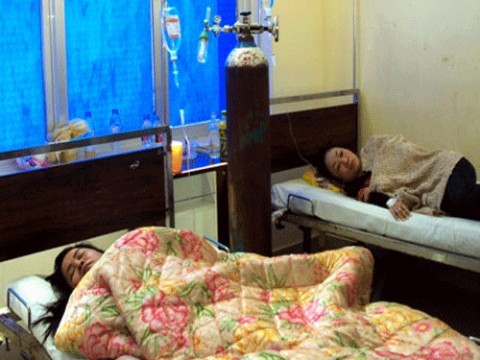 Food poisoned patients in the General Hospital in Lam Dong (Photo: Xa Luan)) Food poisoned patients in the General Hospital in Lam Dong (Photo: Xa Luan))