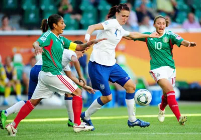 World Cup bóng đá nữ 2011 (bảng B): Anh bị Mexico cầm hòa 1 - 1