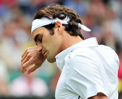 ... và nỗi thất vọng của Federer. ... và nỗi thất vọng của Federer.