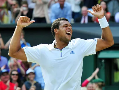 Tsonga bất ngờ loại Federer khỏi Wimbledon 2011