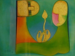 The lacquer painting President Triet send to the Royal Wedding of Prince Williama and Miss Catherine Middleton (Photo: Vietnamplus) The lacquer painting President Triet send to the Royal Wedding of Prince Williama and Miss Catherine Middleton (Photo: Vietnamplus)