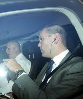 AFP - This picture taken through a car window shows News International chairman James Murdoch (R) leaving his office in London on July 7, 2011, as Rupert Murdoch decided to close the 168-year-old tabloid. AFP - This picture taken through a car window shows News International chairman James Murdoch (R) leaving his office in London on July 7, 2011, as Rupert Murdoch decided to close the 168-year-old tabloid.