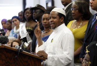 AFP - Imam Dr. Abdoulaye Balde delivers remarks in regards to the case against former IMF chief Dominique Strauss-Kahn as he and other community leaders call on the District Attorney to allow the victim in the case to have her day in court at a press conference in the Harlem section of New York on July 10, 2011. AFP - Imam Dr. Abdoulaye Balde delivers remarks in regards to the case against former IMF chief Dominique Strauss-Kahn as he and other community leaders call on the District Attorney to allow the victim in the case to have her day in court at a press conference in the Harlem section of New York on July 10, 2011.