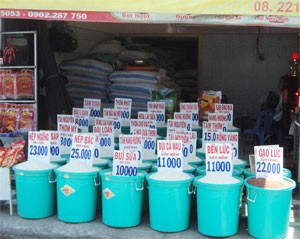 A rice shop in HCMC. Vietnam's rice output ranks fifth in the world this year (Photo: Minh Tri) A rice shop in HCMC. Vietnam's rice output ranks fifth in the world this year (Photo: Minh Tri)