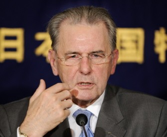 AFP - International Olympic Committee president Jacques Rogge gestures as he answers questions during a press conference at the Foreign Correspondents' Club in Tokyo on July 14, 2011. Rogge is here to celebrate the 100th anniversary of the Japanese Olympic Committee. AFP - International Olympic Committee president Jacques Rogge gestures as he answers questions during a press conference at the Foreign Correspondents' Club in Tokyo on July 14, 2011. Rogge is here to celebrate the 100th anniversary of the Japanese Olympic Committee.
