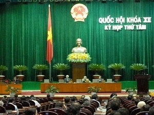 Vietnam News Agency file photo shows a session of the 12th-tenure National Assembly Vietnam News Agency file photo shows a session of the 12th-tenure National Assembly