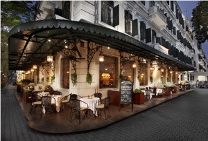 (File) The terrace of the Sofitel Legend Metropole Hanoi (File) The terrace of the Sofitel Legend Metropole Hanoi