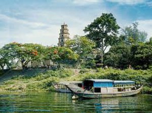 Beautiful scene aside Perfume River Beautiful scene aside Perfume River