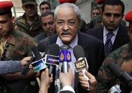 File photo of Egypt's Finance Minister Radwan speaking to the media in Cairo File photo of Egypt's Finance Minister Radwan speaking to the media in Cairo