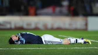Lionel Messi reacts during the Copa America quarter-final football match against Uruguay on July 16, 2011. AFP Lionel Messi reacts during the Copa America quarter-final football match against Uruguay on July 16, 2011. AFP