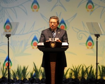 AFP - Indonesia's President Susilo Bambang Yudhoyono delivers a speech during the opening ceremony for the 44th Association of Southeast Asian Nations foreign ministers’ meeting (AMM) in Nusa Dua in Indonesia on July 19. 2011 AFP - Indonesia's President Susilo Bambang Yudhoyono delivers a speech during the opening ceremony for the 44th Association of Southeast Asian Nations foreign ministers’ meeting (AMM) in Nusa Dua in Indonesia on July 19. 2011