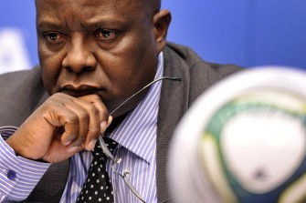AFP - Deputy chairman of the FIFA Ethics Committee Petrus Damaseb gestures during a press conference following the hearing of Mohamed bin Hammam over bribery allegations at the football's world governing body FIFA Headquarters on July 23, 2011 in Zurich. AFP - Deputy chairman of the FIFA Ethics Committee Petrus Damaseb gestures during a press conference following the hearing of Mohamed bin Hammam over bribery allegations at the football's world governing body FIFA Headquarters on July 23, 2011 in Zurich.