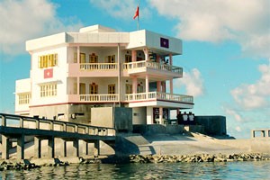 Part of Vietnam's Truong Sa (Spartly) Islands. New President Truong Tan Sang says the country's sovereignty over the East Sea cannot be violated Part of Vietnam's Truong Sa (Spartly) Islands. New President Truong Tan Sang says the country's sovereignty over the East Sea cannot be violated