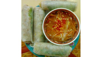 Goi cuon (Vietnamese summer roll) (Photo: Kh.An) Goi cuon (Vietnamese summer roll) (Photo: Kh.An)