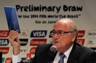 AFP - FIFA President Joseph Blatter speaks during a press conference in the framework of 2014 FIFA World Cup Preliminary Draw at Marina da Gloria in Rio de Janeiro, on July 27, 2011. AFP - FIFA President Joseph Blatter speaks during a press conference in the framework of 2014 FIFA World Cup Preliminary Draw at Marina da Gloria in Rio de Janeiro, on July 27, 2011.