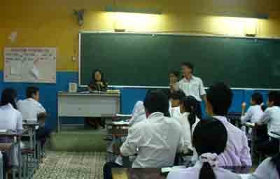 A history class in Tran Khai Nguyen High School in HCMC (Photo: K. Thy) A history class in Tran Khai Nguyen High School in HCMC (Photo: K. Thy)