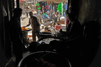 Afghan men make sweets in a shop in Kabul on July 31, 2011, on the eve of the start of the Islamic holy month of Ramadan. Throughout the month devout Muslims must abstain from food, drink and sex from dawn until sunset when they break the fast with the Iftar meal. Afghan men make sweets in a shop in Kabul on July 31, 2011, on the eve of the start of the Islamic holy month of Ramadan. Throughout the month devout Muslims must abstain from food, drink and sex from dawn until sunset when they break the fast with the Iftar meal.