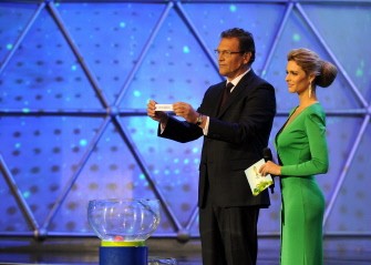 AFP - FIFA's Secretary General Jerome Valcke (L) draws South America next to Brazilian actress and model Fernanda Lima, during the Preliminary Draw for the 2014 FIFA World Cup Brazil, on July 30, 2011 AFP - FIFA's Secretary General Jerome Valcke (L) draws South America next to Brazilian actress and model Fernanda Lima, during the Preliminary Draw for the 2014 FIFA World Cup Brazil, on July 30, 2011