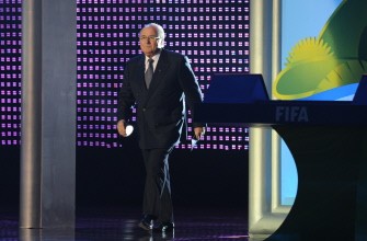 AFP - FIFA´s president Joseph Blatter delivers a welcome speech during the Preliminary Draw for the 2014 FIFA World Cup Brazil, on July 30, 2011 AFP - FIFA´s president Joseph Blatter delivers a welcome speech during the Preliminary Draw for the 2014 FIFA World Cup Brazil, on July 30, 2011