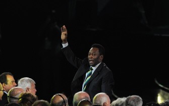 AFP- Pele waves during the Preliminary Draw for the 2014 FIFA World Cup Brazil, on July 30, 2011 AFP- Pele waves during the Preliminary Draw for the 2014 FIFA World Cup Brazil, on July 30, 2011
