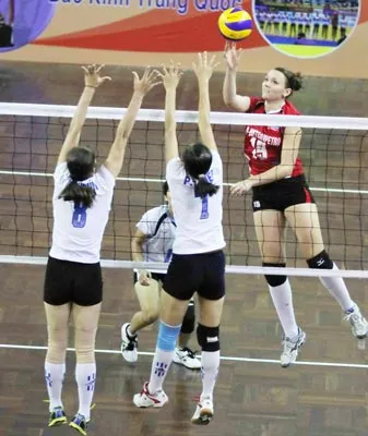 Giải bóng chuyền nữ quốc tế - Cúp Vietsov Petro 2011: Chủ nhà thắng,đội tuyển thua!