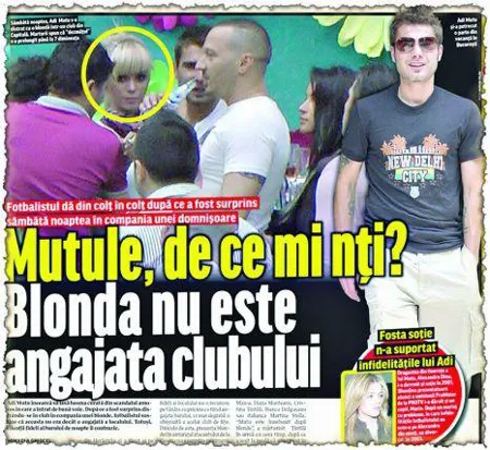 Mutu quấn quít bên cô gái tóc vàng.