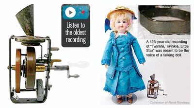 Hồi phục bản thu âm cổ “Twinkle, Twinkle, Little Star”
