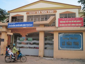 Le Van Tho primary school in District 12. (Photo: Sggp) Le Van Tho primary school in District 12. (Photo: Sggp)