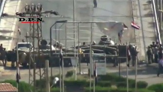 AFP - An image grab taken from a video uploaded on YouTube shows Syrian tanks deployed on a bridge in the eastern Syrian city of Deir al-Zor on August 7, 2011 AFP - An image grab taken from a video uploaded on YouTube shows Syrian tanks deployed on a bridge in the eastern Syrian city of Deir al-Zor on August 7, 2011