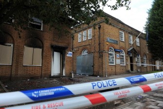 AFP - A damaged unmanned police station is pictured in Handsworth, Birmingham, central England, on August 9, 2011, following a third night of violence on the streets of London and other parts of Britain AFP - A damaged unmanned police station is pictured in Handsworth, Birmingham, central England, on August 9, 2011, following a third night of violence on the streets of London and other parts of Britain