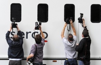 AFP - Press photographers take pictures of a prison van leaving City of Westminster Magistrates court in London, on August 13, 2011. Courts are continuing to process hundreds of looters and rioters that have been arrested since the recent disturbances. AFP - Press photographers take pictures of a prison van leaving City of Westminster Magistrates court in London, on August 13, 2011. Courts are continuing to process hundreds of looters and rioters that have been arrested since the recent disturbances.