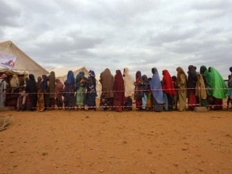 AFP - Somali refugees line up to be vaccinated against measles at the Ethiopian Kobe camp in Dolo Ado. Over 18,000 refugees will be inoculated this week AFP - Somali refugees line up to be vaccinated against measles at the Ethiopian Kobe camp in Dolo Ado. Over 18,000 refugees will be inoculated this week