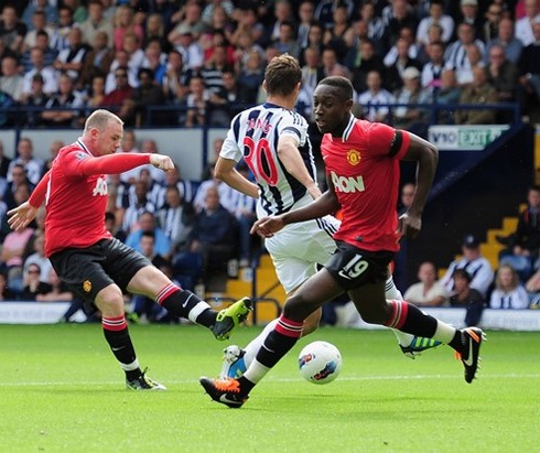 Rooney (L) opens the scoring Rooney (L) opens the scoring