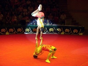 The "Power of the arms" show. The "Power of the arms" show.