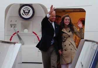 AFP - US Vice President Joe Biden (L) and his daughter Ashley Blazer Biden arrive for his visit to China and Mongolia at the Beijing Capital International Airport on August 17, 2011 AFP - US Vice President Joe Biden (L) and his daughter Ashley Blazer Biden arrive for his visit to China and Mongolia at the Beijing Capital International Airport on August 17, 2011