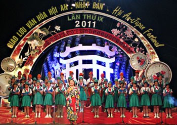 A musical performance on the opening night of the 9th Hoi An – Japan Cultural Exchange Festival (Photo: Dantri) A musical performance on the opening night of the 9th Hoi An – Japan Cultural Exchange Festival (Photo: Dantri)