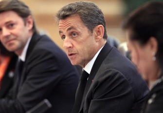 AFP - French President Nicolas Sarkozy (C) speaks to Chinese President Hu Jintao during a meeting at the Great Hall of the People in Beijing on August 25, 2011 AFP - French President Nicolas Sarkozy (C) speaks to Chinese President Hu Jintao during a meeting at the Great Hall of the People in Beijing on August 25, 2011