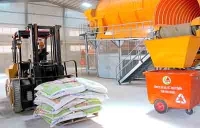 Waste treatment plant in Mekong Delta (Photo: SGGP)