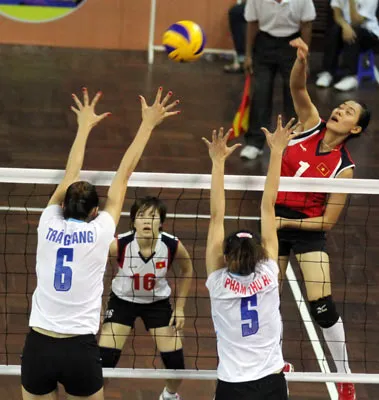 Giải bóng chuyền nữ châu Á 2011: Vắng mặt chủ công Cẩm Tú