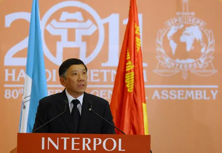 Ông Khoo Boon Hui, Chủ tịch Interpol. Ảnh: AFP Ông Khoo Boon Hui, Chủ tịch Interpol. Ảnh: AFP