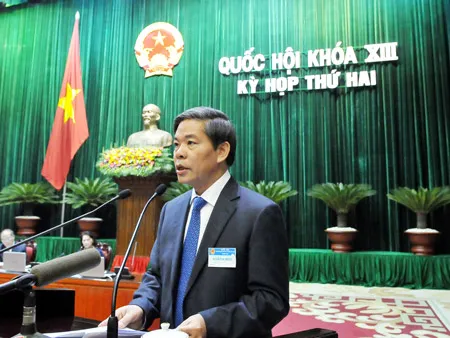 Quốc hội nghe báo cáo về bốn dự án luật ảnh 2 Quốc hội nghe báo cáo về bốn dự án luật ảnh 2