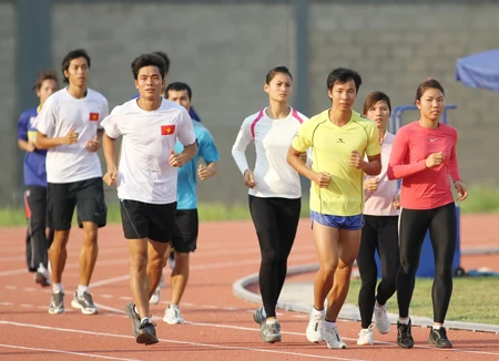 Lấy vàng, lấy cả chuẩn Olympic!