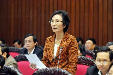 Đại biểu Bùi Thị An (Hà Nội). Ảnh: Minh Điền