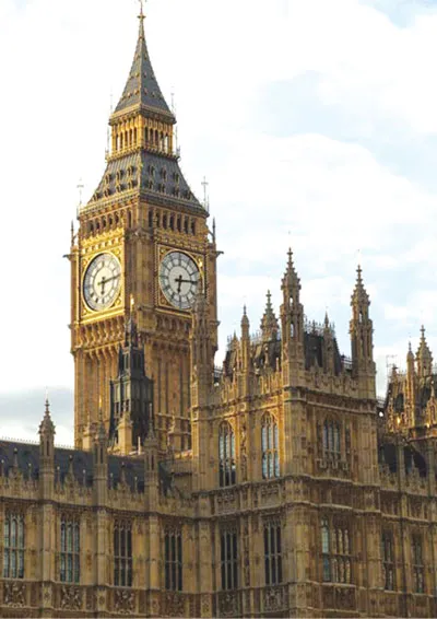 Tháp đồng hồ Big Ben-một trong những biểu tượng của nước Anh Tháp đồng hồ Big Ben-một trong những biểu tượng của nước Anh